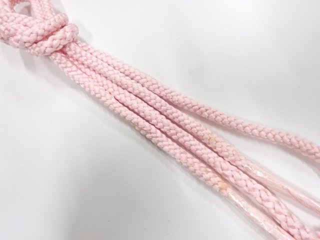 未使用品　正絹　手組帯締め